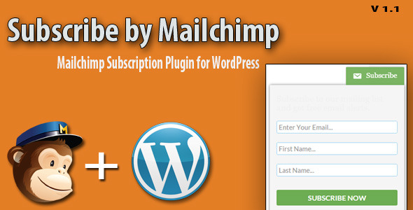 Subscribe by MailChimp: WordPress Plugin - CodeCanyon Item for Sale