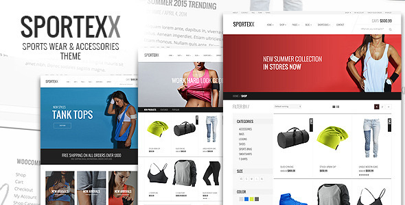 Sportexx - Sports & Gym Fashion WooCommerce Theme - WooCommerce eCommerce