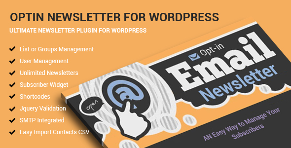 Optin Newsletter For WordPress - CodeCanyon Item for Sale