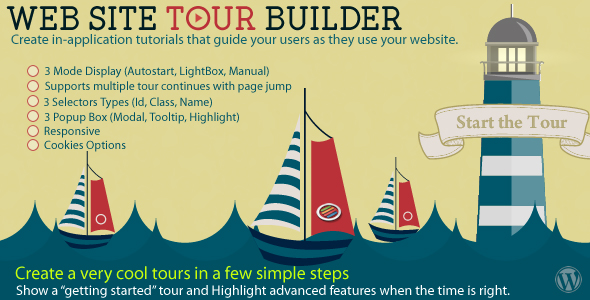 Web Site Tour Builder For WordPress - CodeCanyon Item for Sale