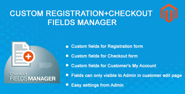 Custom Registration+Checkout Fields Manager Magento Extension - CodeCanyon Item for Sale