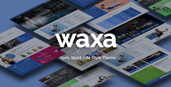 Waxa - Fitness, Gym, Sports, Fitness Centers, Yoga, Aerobic, Gyms WordPress Theme - Health & Beauty Retail