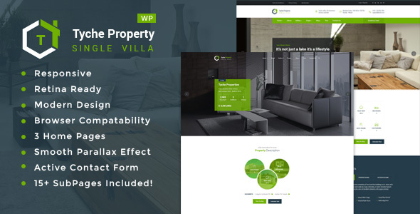 Tyche Properties- Single Property Real Estate WordPress Theme - Real Estate WordPress