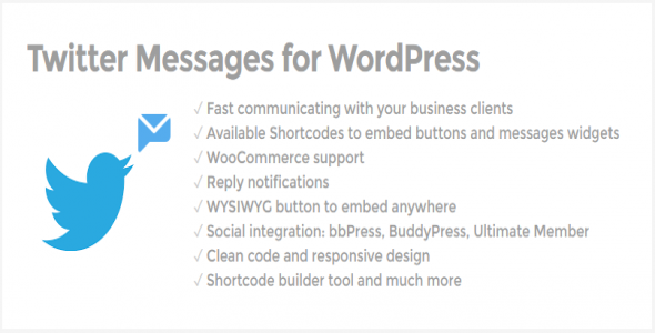 Twitter Messages for WordPress - CodeCanyon Item for Sale