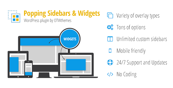 Popping Sidebars and Widgets for WordPress - CodeCanyon Item for Sale