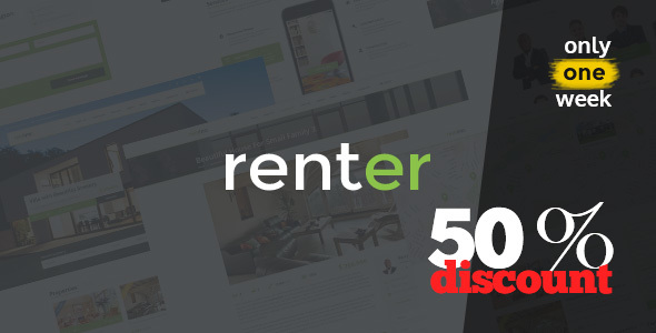 Renter — Rent/Sale Real Estate Agency Responsive WordPress Theme - Real Estate WordPress