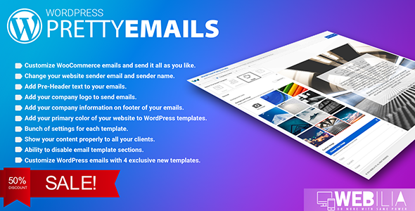 WordPress Pretty HTML Emails - Responsive Modern HTML Email Templates - CodeCanyon Item for Sale
