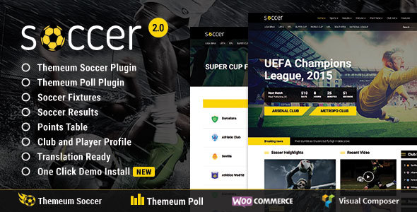 WP Soccer – Sport Team Clubs WordPress Theme - Nonprofit WordPress