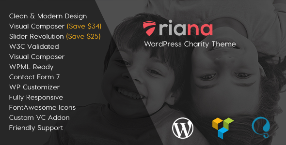 Riana - WordPress Charity Theme - Charity Nonprofit