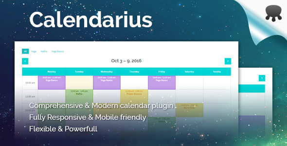 Calendarius - Comprehensive and Modern Calendar Plugin for WordPress - CodeCanyon Item for Sale