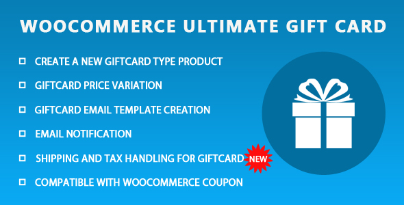 WooCommerce Ultimate Gift Card - CodeCanyon Item for Sale