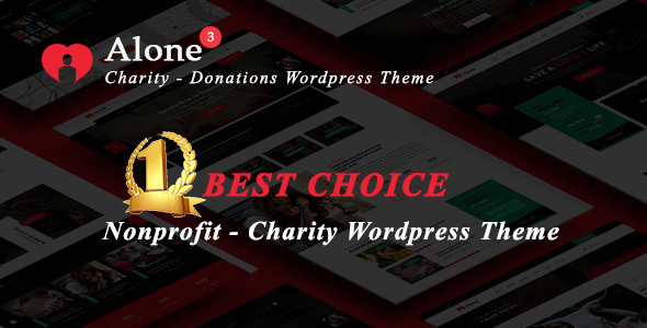 Alone – Charity Multipurpose Non-profit WordPress Theme - Charity Nonprofit