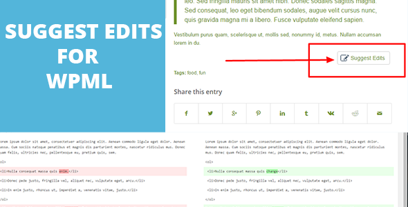 Suggest Edits For WPML - CodeCanyon Item for Sale