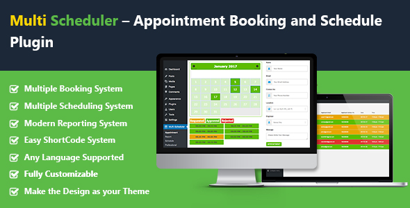 Multi Scheduler – Appointment Booking and Schedule with Multi Booking Plugin - CodeCanyon Item for Sale