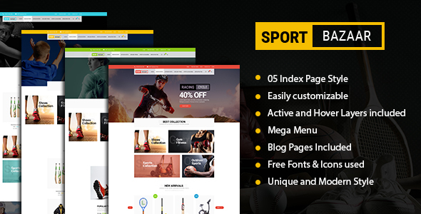 Sport Bazzar - Responsive WooCommerce WordPress Theme - WooCommerce eCommerce