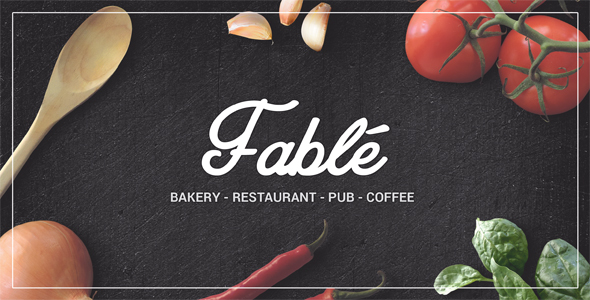Fable - Restaurant Bakery Cafe Pub WordPress Theme - Restaurants & Cafes Entertainment