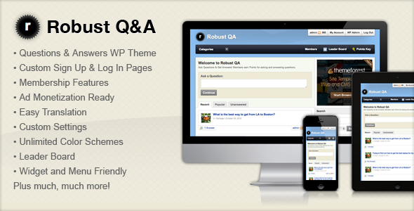 Robust Q&A - Miscellaneous WordPress