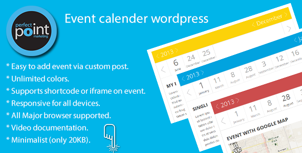 Event calender wordpress - CodeCanyon Item for Sale