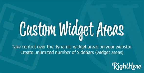 Custom Widget Areas for WordPress - CodeCanyon Item for Sale