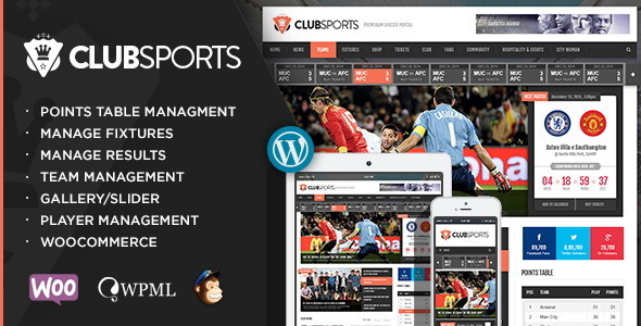 Club Sports - Events and Sports News Theme - Nonprofit WordPress