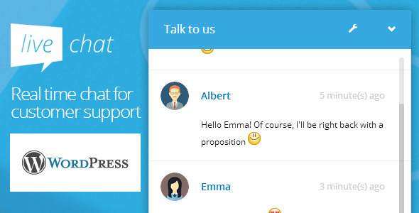 WordPress Live Chat Plug-in - CodeCanyon Item for Sale