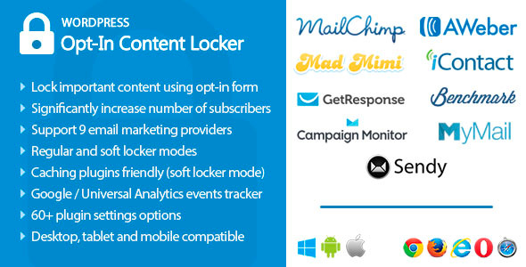 Opt-In Content Locker for WordPress - CodeCanyon Item for Sale