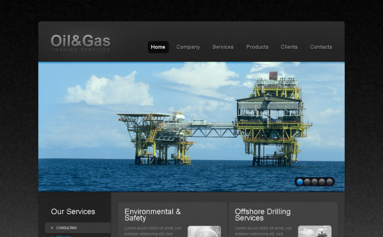 Gas & Oil Moto CMS HTML Template New Screenshots BIG