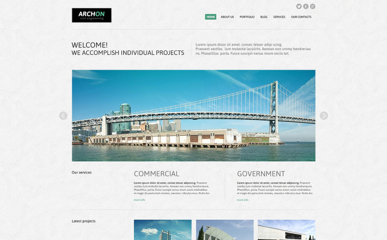 Archon Joomla Template New Screenshots BIG