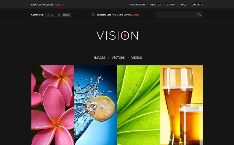 Visual Content Store VirtueMart Template New Screenshots BIG