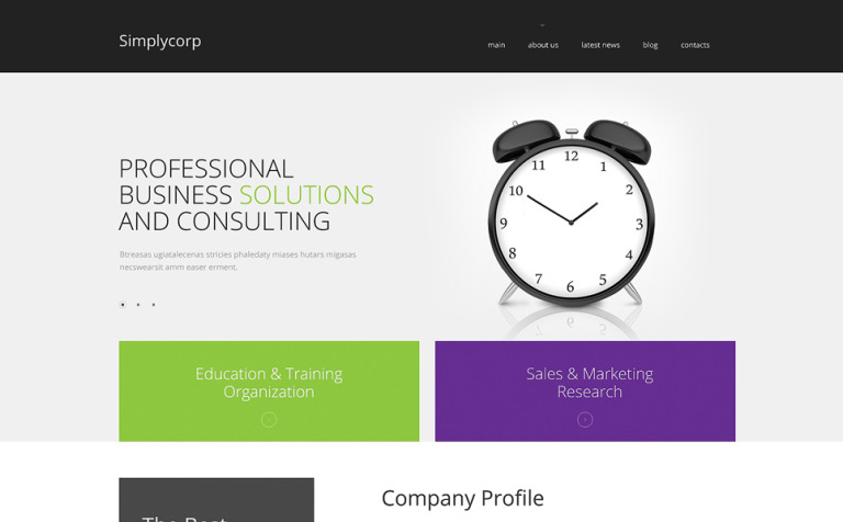Simplycorp WordPress Theme New Screenshots BIG