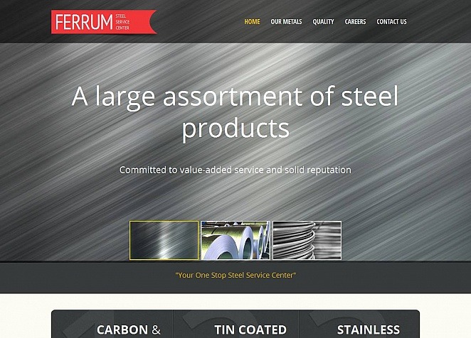 Steelworks Moto CMS HTML Template New Screenshots BIG