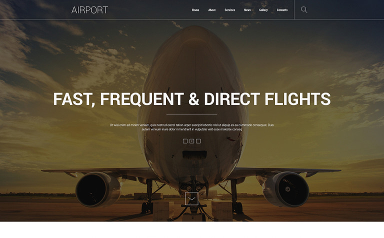 Safety at Airports Joomla Template New Screenshots BIG
