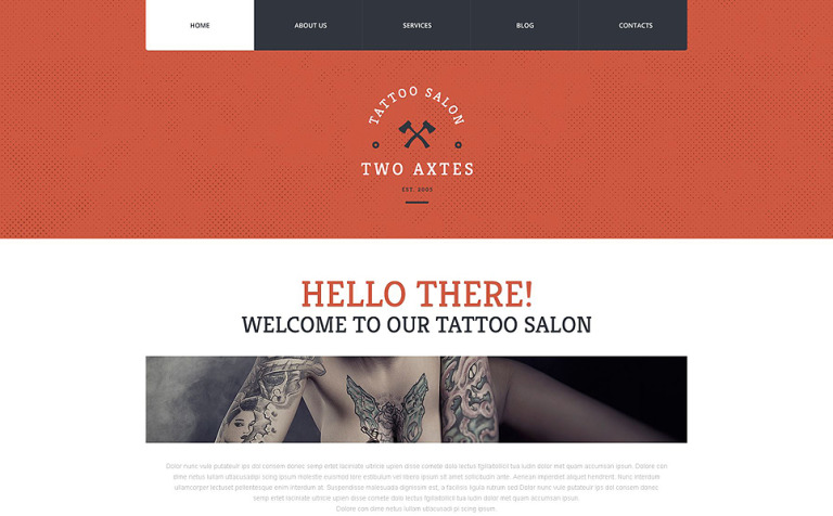 Quality Tattoo Artistry WordPress Theme New Screenshots BIG