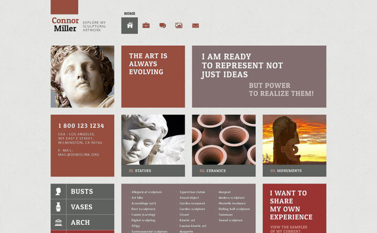 Art Blog WordPress Theme New Screenshots BIG