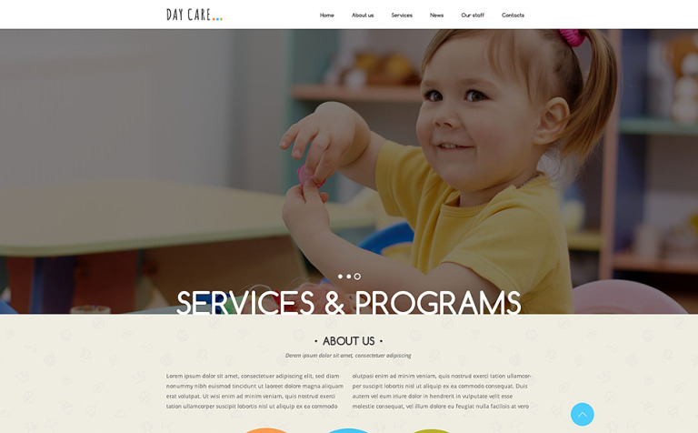 Day Care Responsive Website Template New Screenshots BIG