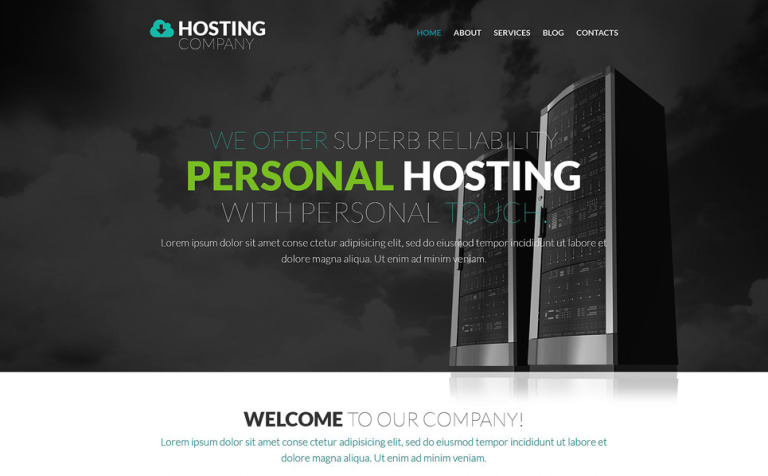 Hosting Provider WordPress Theme New Screenshots BIG