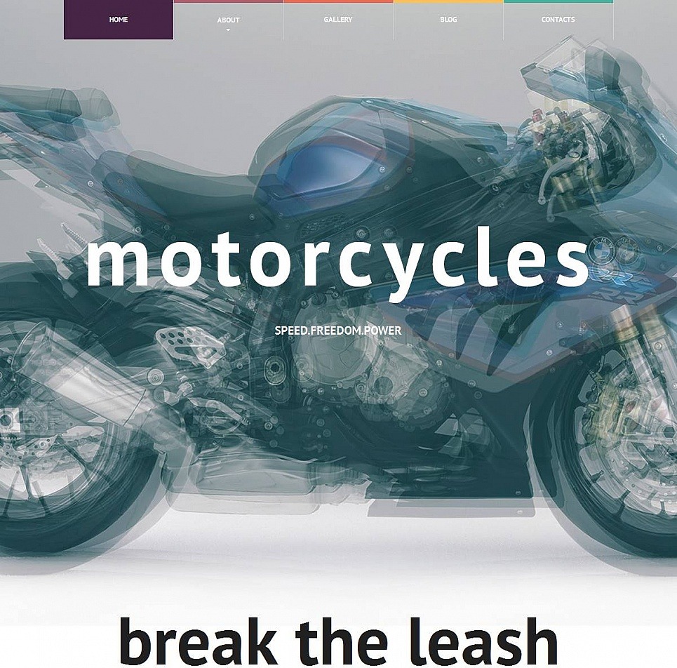 Bike Shop Moto CMS HTML Template New Screenshots BIG
