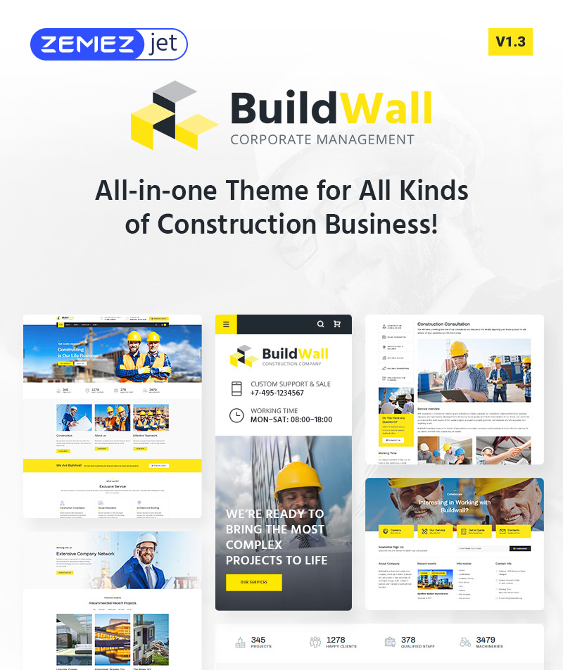 Ramirez - Architecture & Construction Company WordPress Theme WordPress Theme Big Screenshot