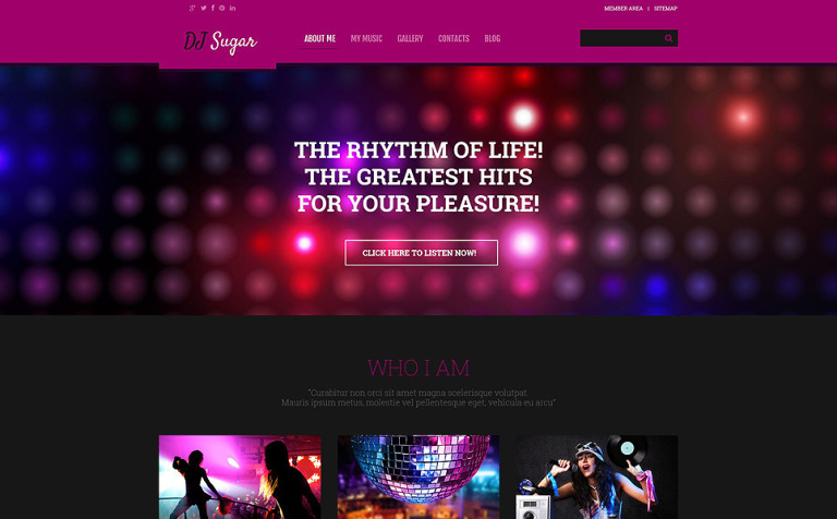 DJ Responsive WordPress Theme New Screenshots BIG