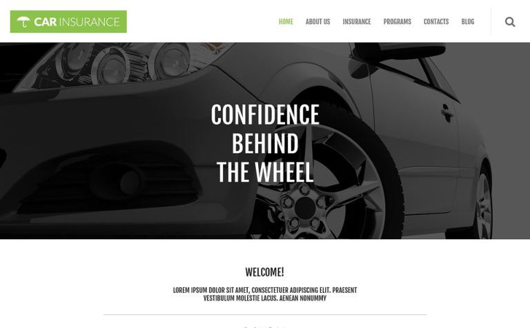Car Insurance Responsive WordPress Theme New Screenshots BIG
