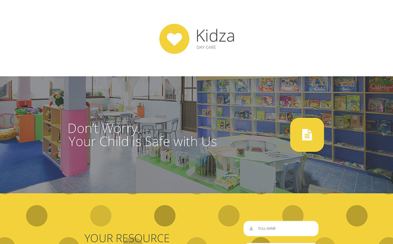Day Care Responsive Landing Page Template New Screenshots BIG