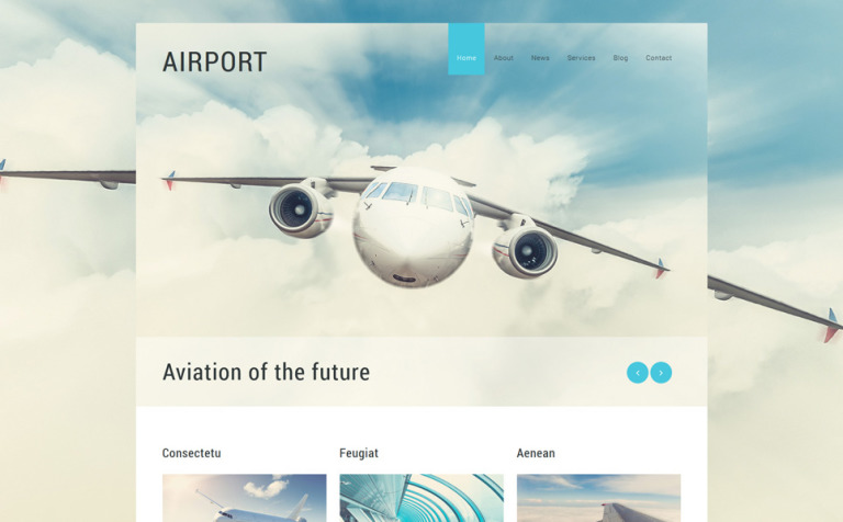 Private Airline Joomla Template New Screenshots BIG