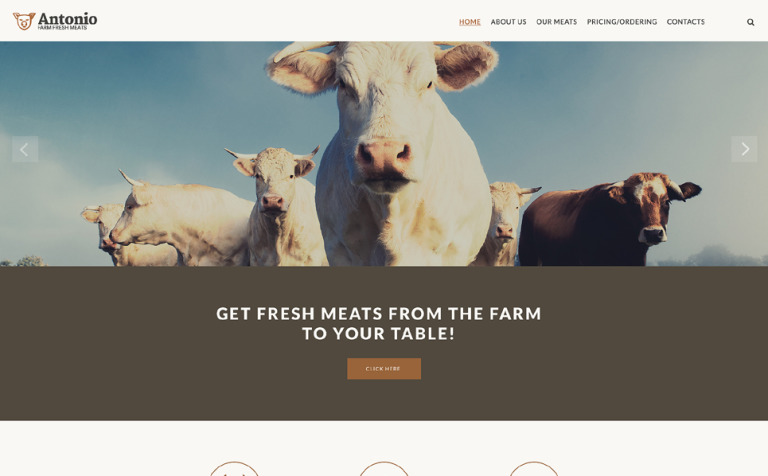 Cattle Farm Responsive Website Template New Screenshots BIG