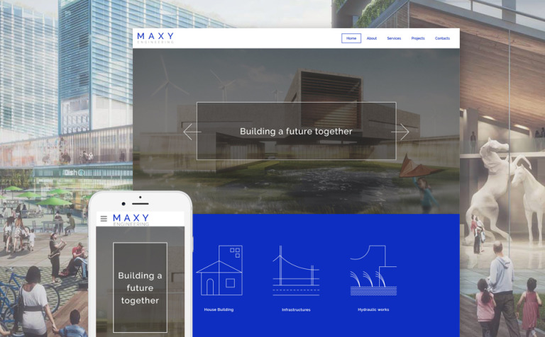 Maxy Website Template New Screenshots BIG