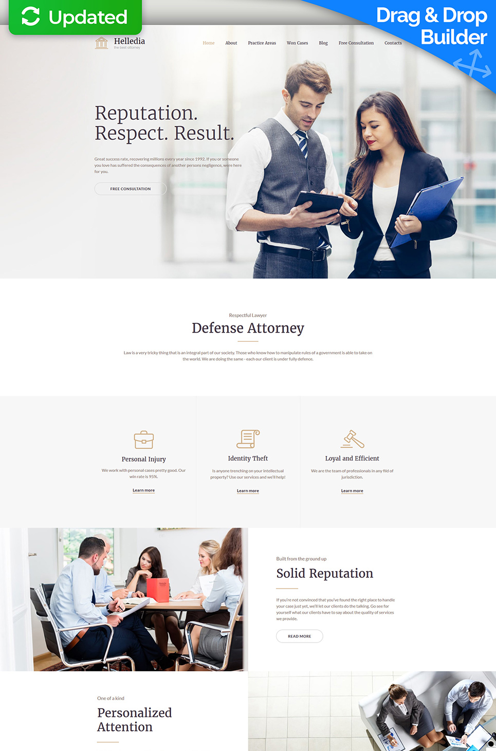 Lawyer Premium Website Design - image