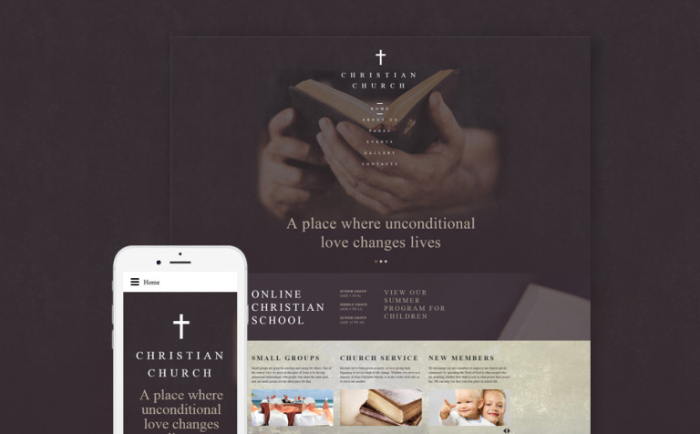 Christian Church - Religious & Non-Profit Joomla Template New Screenshots BIG